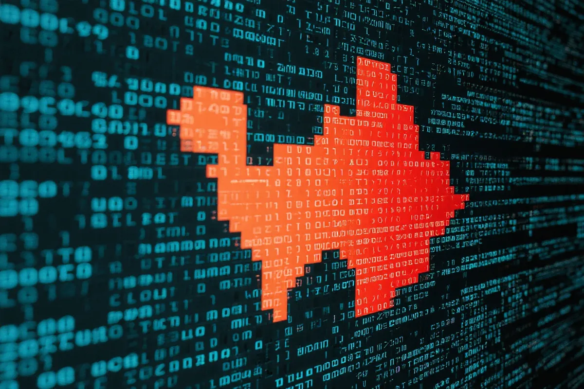 冷热分布图示意